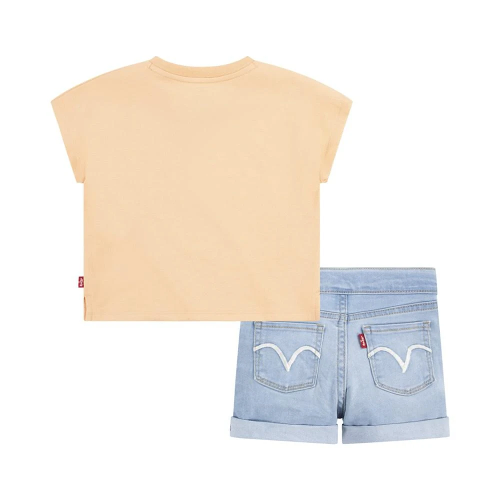 Levi's Toddler Palm Dolman Tee and Shorts Set 2