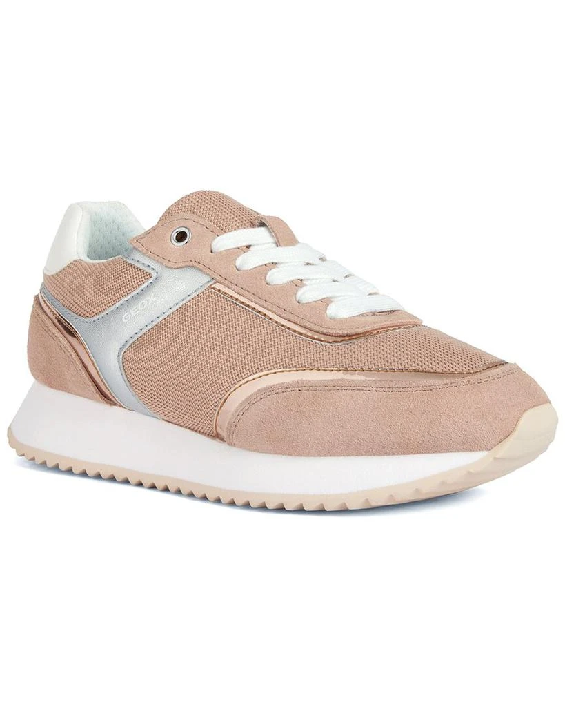 Geox Geox Donna Leather-Trim Sneaker 1