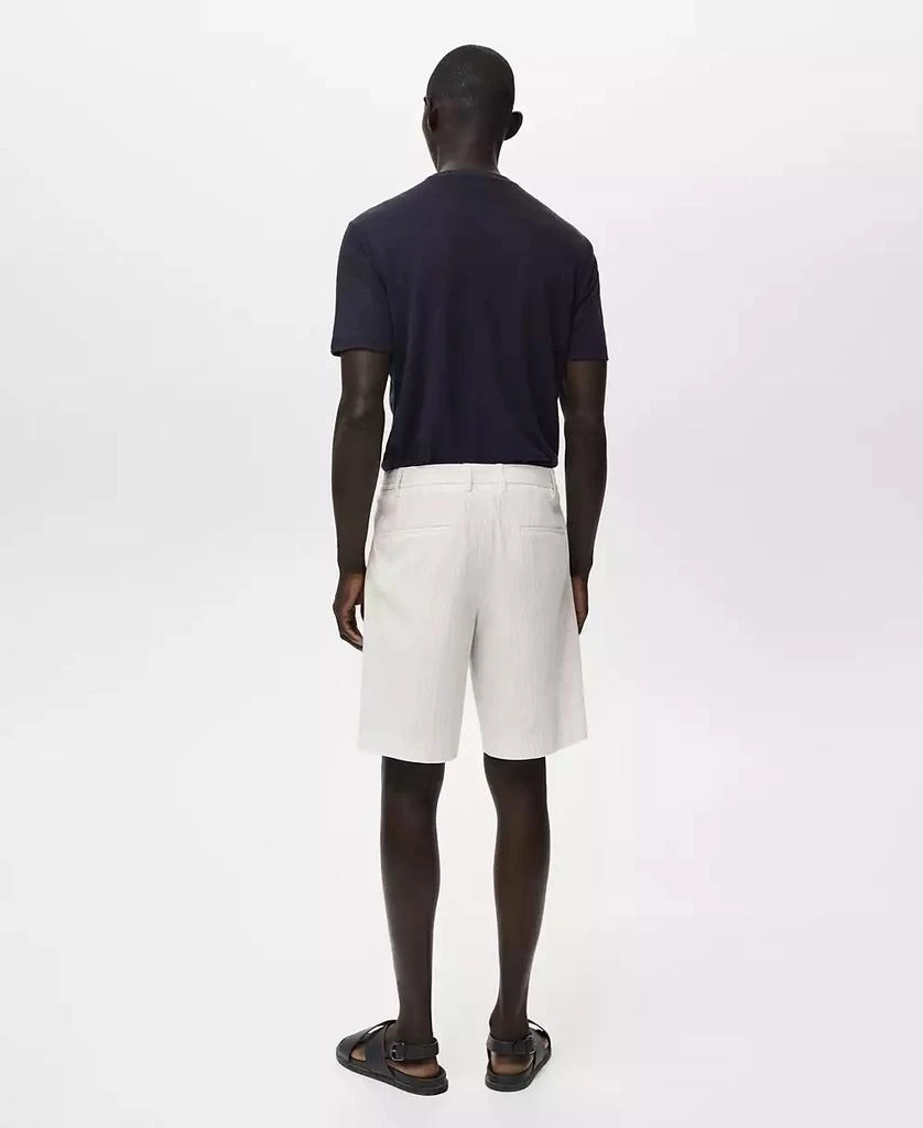Mango Men's Slim-Fit Chino Cotton Bermuda Shorts 3