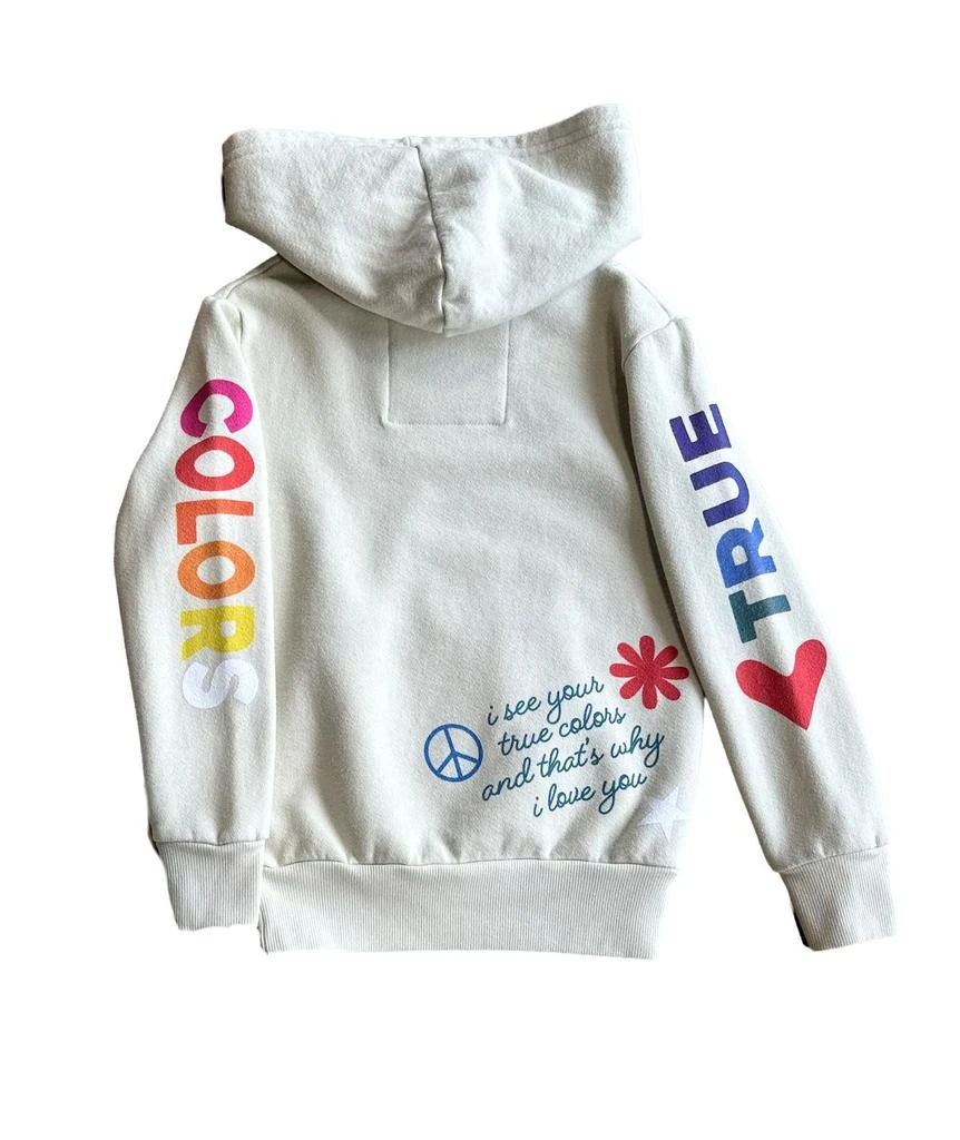 ROWDY SPROUT Rowdy Sprout - Girl
s True Colors Hoodie 3
