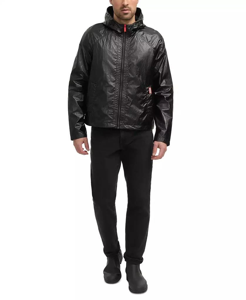Hunter Men's Jay Crinkled Wax Jacket 4
