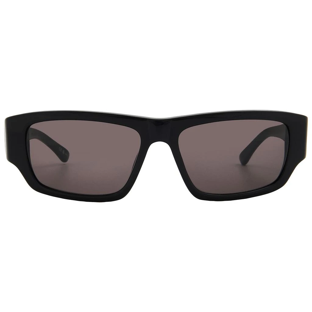 Balenciaga Balenciaga Grey Rectangular Men's Sunglasses BB0366S 001 58