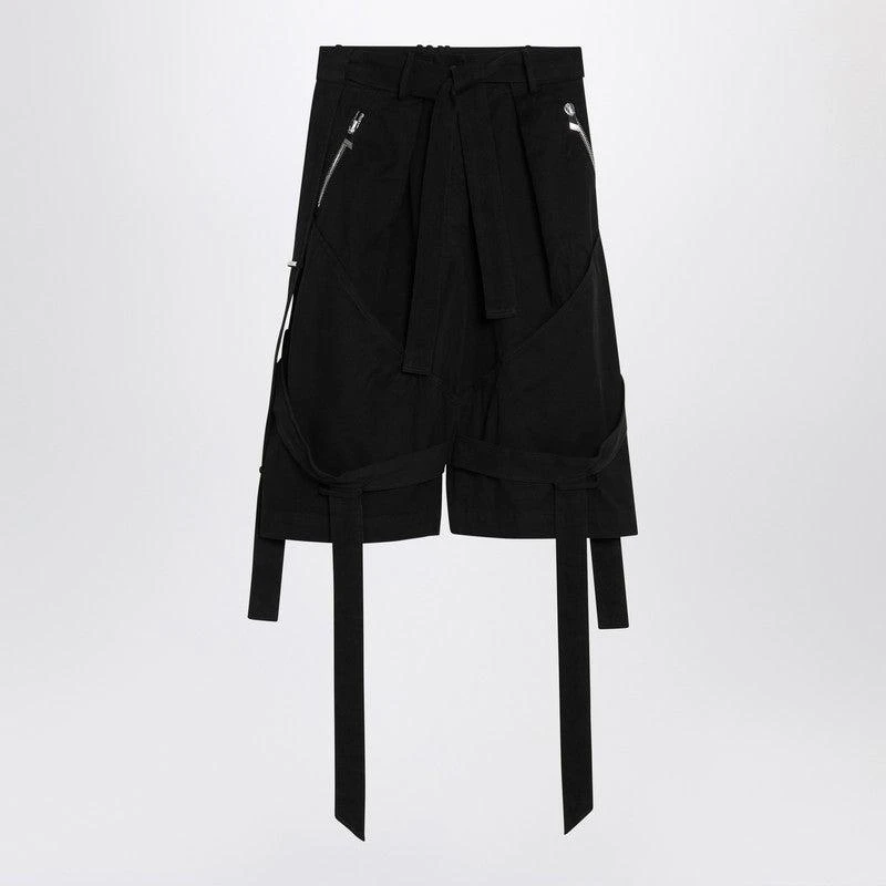 The Attico Women's Wide Cotton Bermuda Shorts 1