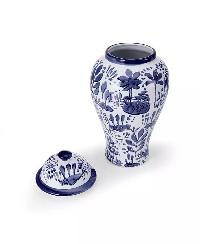 Mikasa Landscape Ceramic Canister with Lid 2