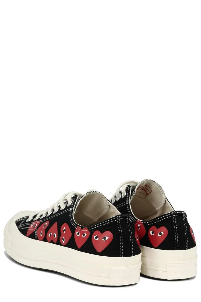 Comme des Garcons Comme des Garçons Play X Converse Chuck 70 Heart Printed Lace-Up Sneakers 4