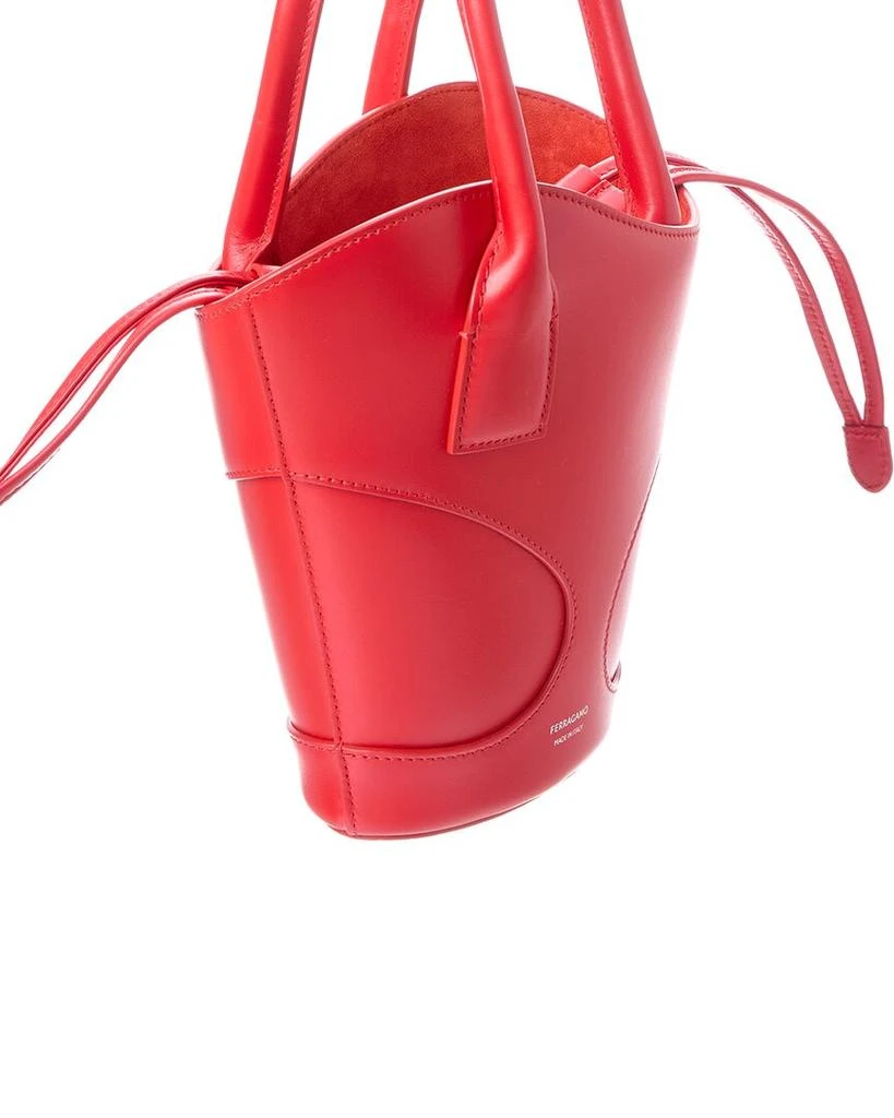 Salvatore Ferragamo Ferragamo Cut-Out Detailing Leather Tote 3