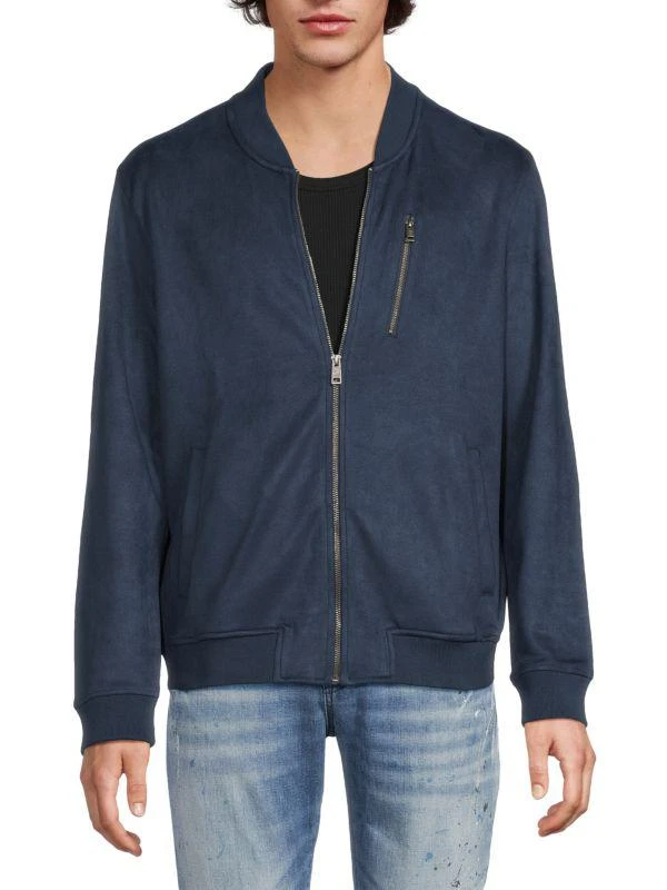 Ben Sherman Faux Suede Bomber Jacket 1