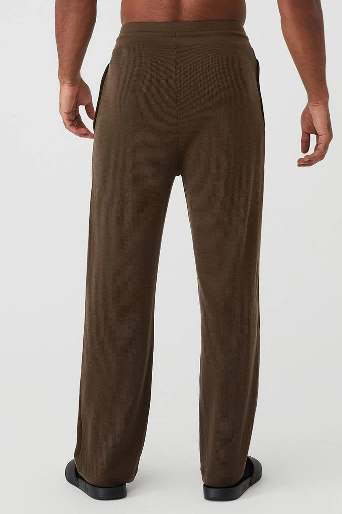 Alo Micro Waffle Fast Break Sweatpant - Espresso 2