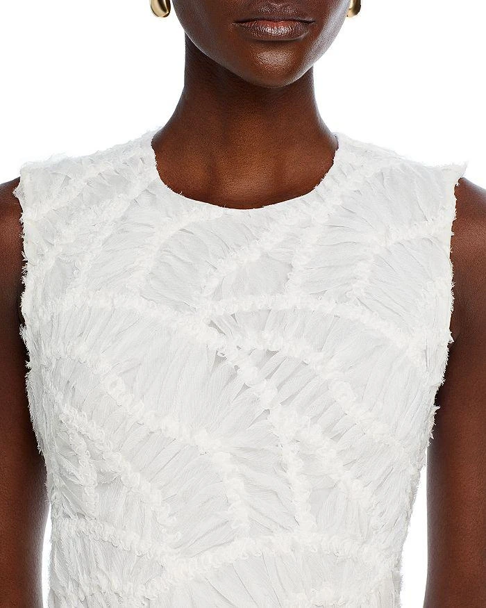 SIMKHAI Vallan Feathered Chiffon Mini Dress 2