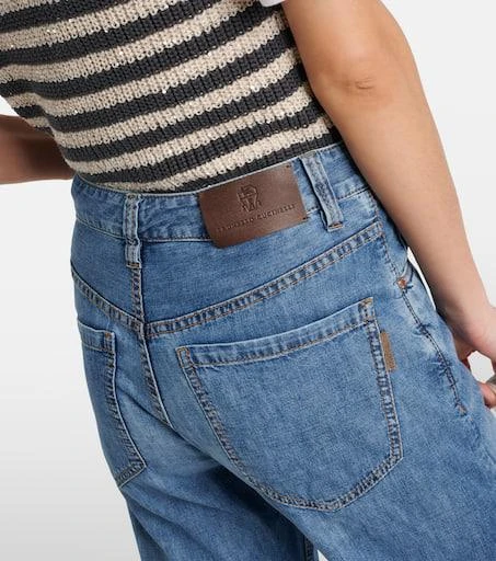 Brunello Cucinelli High-rise straight jeans 6