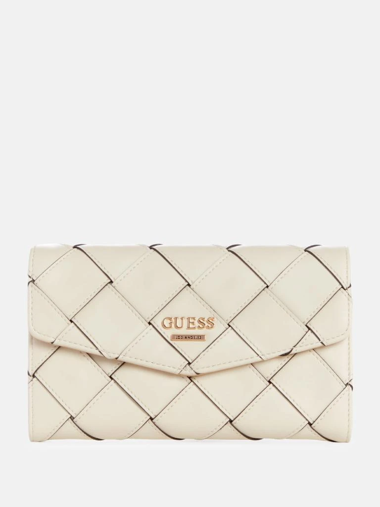 Guess Factory Bordizzo Woven Clutch 1