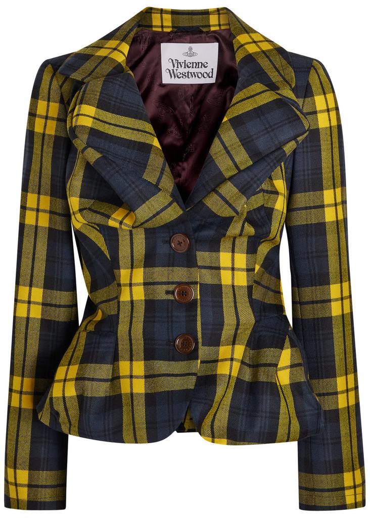 Vivienne Westwood Navy Drunken Tailored Blazer - Suits
