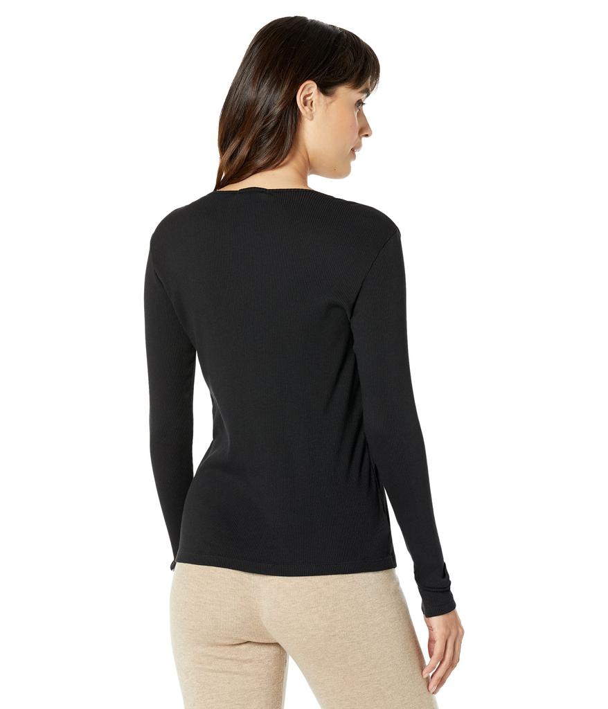 Skin Pima Cotton Rib Rayne Long Sleeve