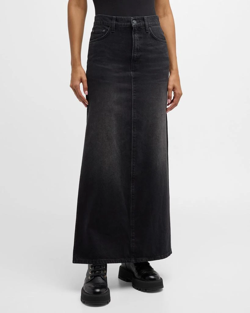 MOTHER The Fun Dip Slice Maxi Skirt 3