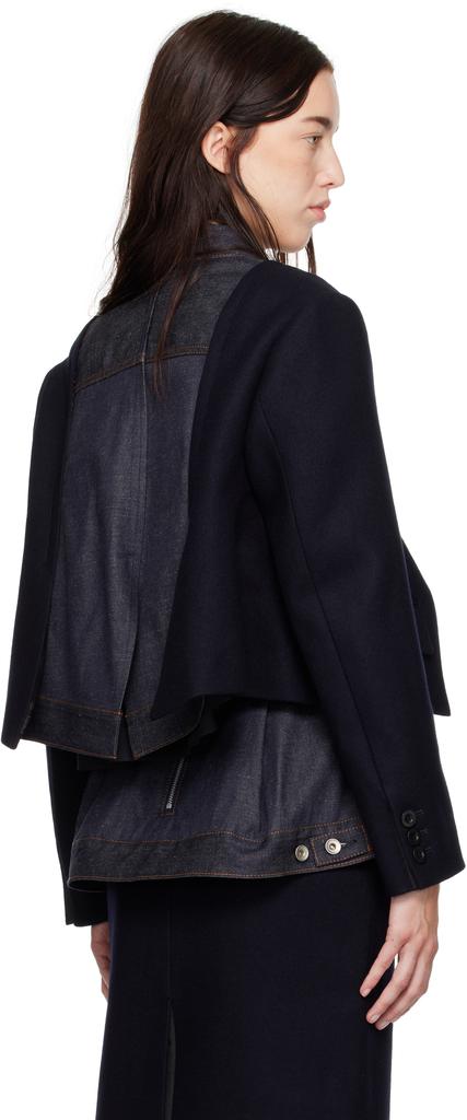 国内より1WEEK【sacai】Denim x Wool Melton Jacket sacai Denim x Wool Melton Jacket | REVERSIBLE