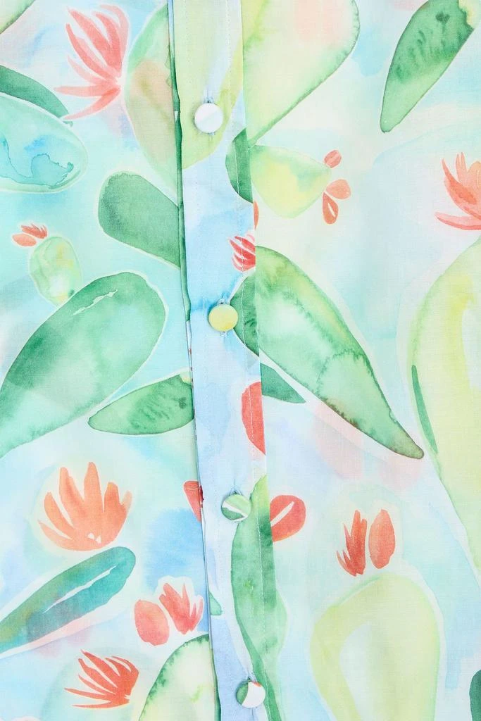 Charo Ruiz Ibiza Pictor printed cotton-voile shirt 4