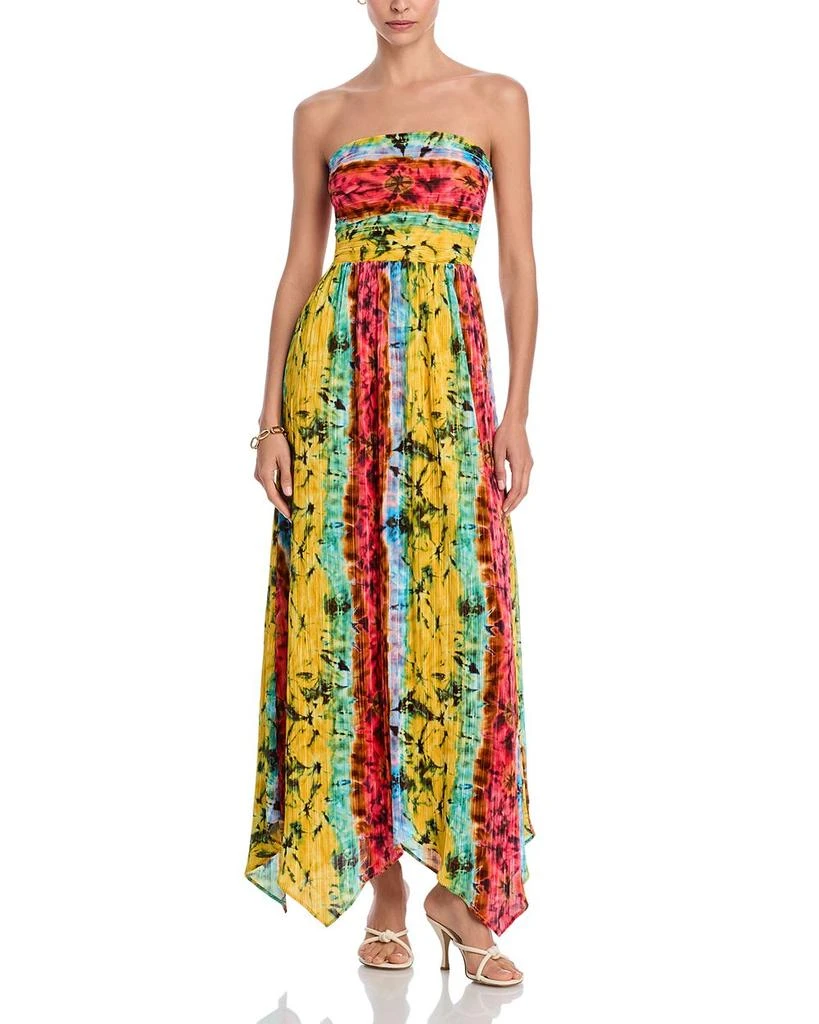 Ramy Brook Printed Strapless Midi Dress - Exclusive 1