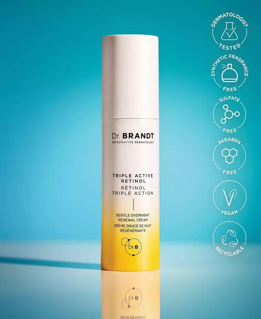 Dr. Brandt Skincare Triple Active Retinol Gentle Overnight Renewal Cream, 1 oz. 7