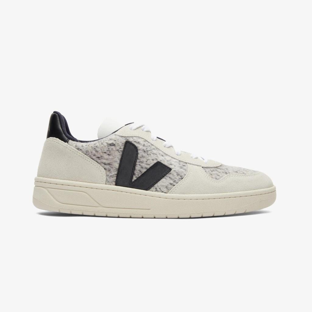 Veja Veja V-10 VX0401439B Sneaker Mens EU 42 Snow Black Suede Comfort Lifestyle Shoes