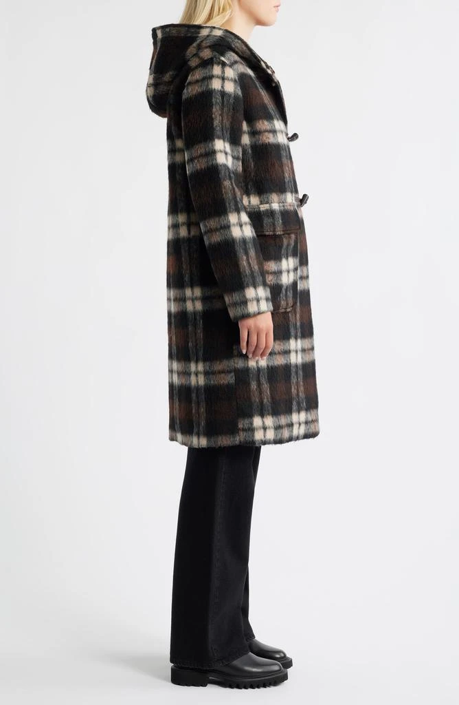 Bernardo Plaid Toggle Coat 3