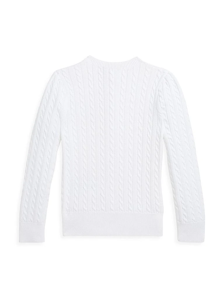 Ralph Lauren Little Girl's & Girl's Cotton Cable-Knit Sweater 3