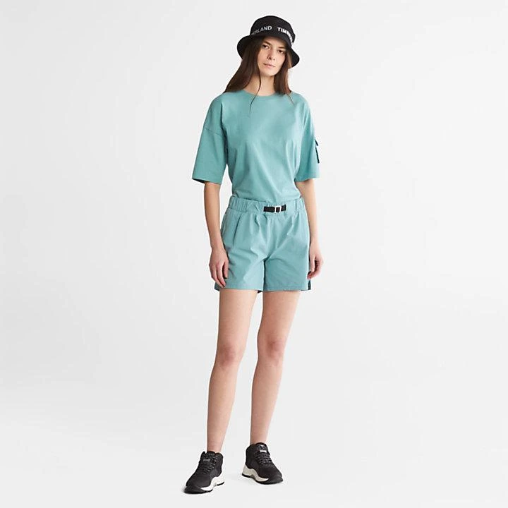 Timberland Progressive Utility Pocket T-Shirt for Women in Teal 3