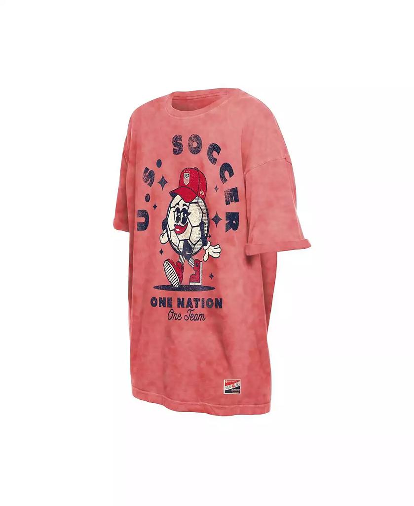 5th & Ocean Women's Red USWNT Throwback Oversized T-Shirt