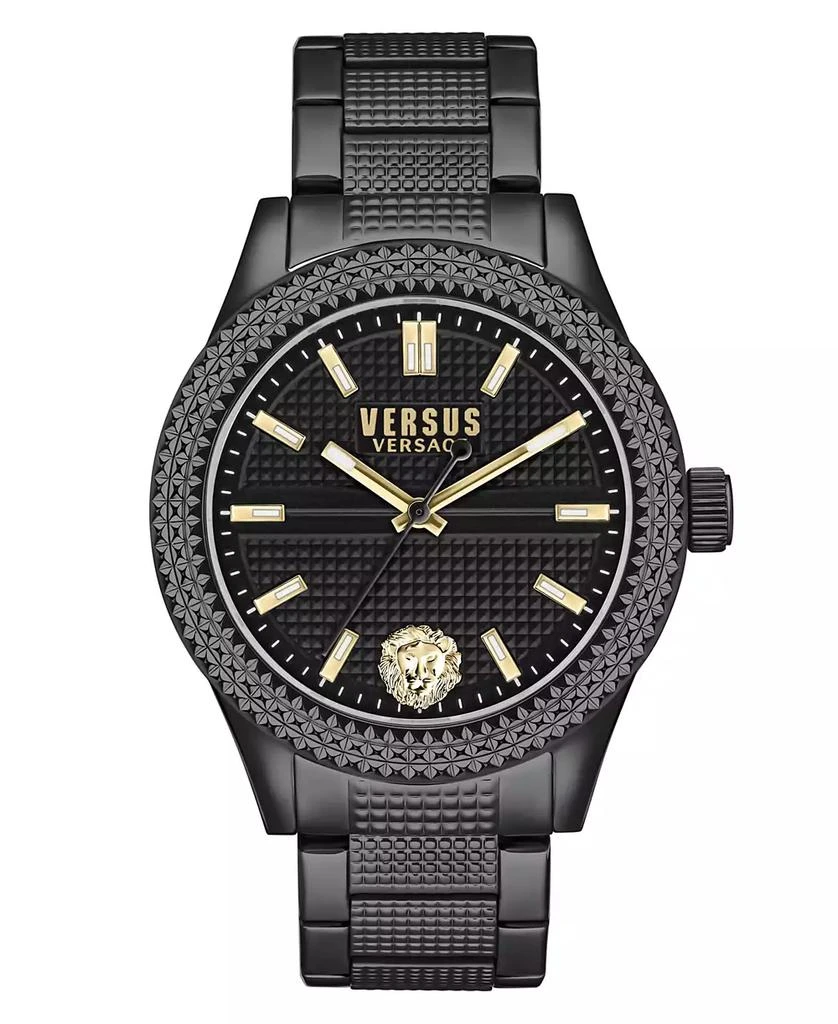 Versus Versace Women's Bayside Three Hand Black Stainless Steel Watch 38mm 1