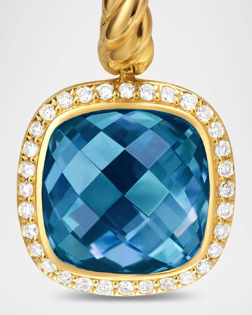 David Yurman Albion Drop Earrings with Gemstones and Diamonds in 18K Gold 2