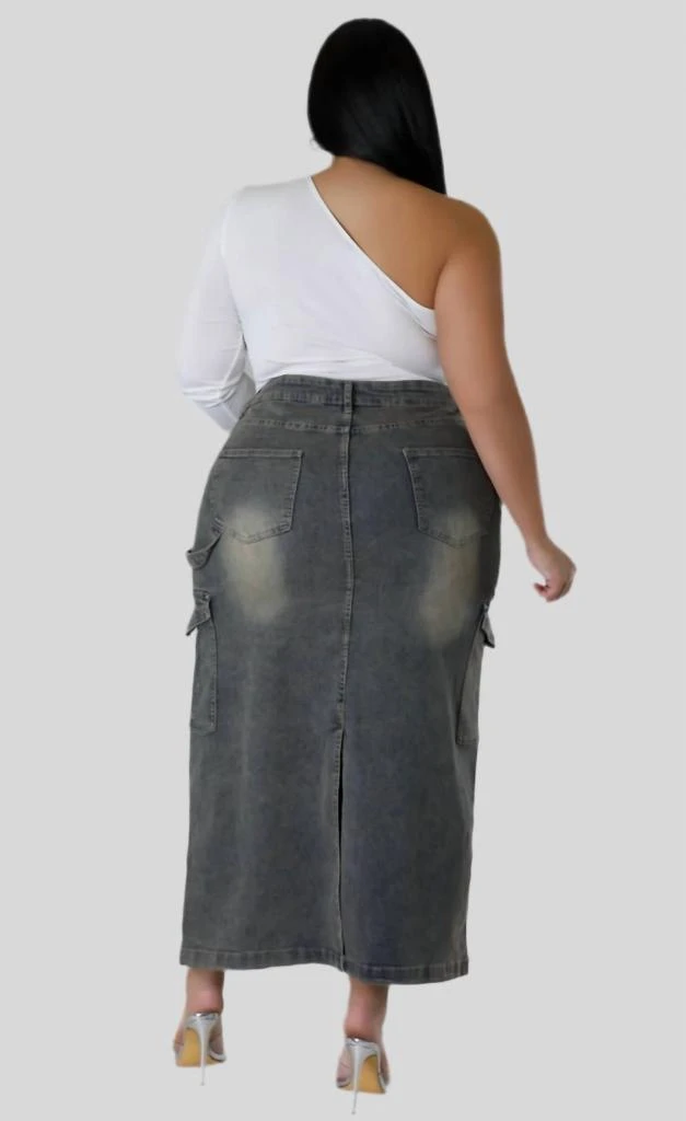 Good Time USA Good Time Usa - Denim Skirt - PLUS 3
