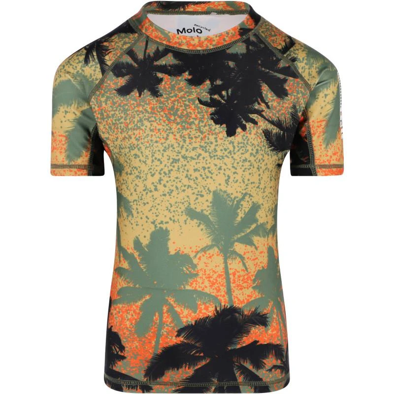 Molo Sunset palms swim top in green and orange 1