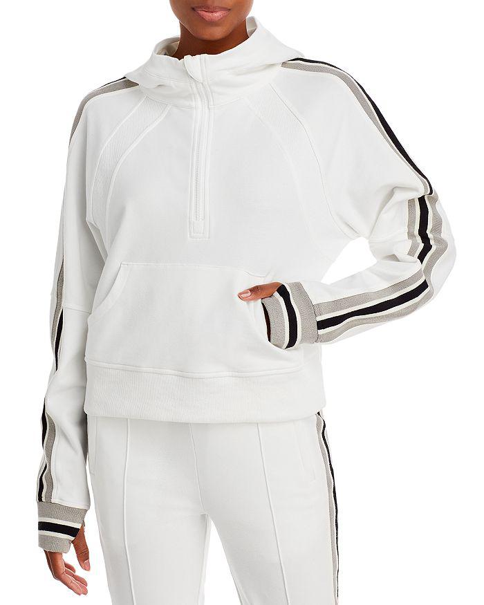 Blanc Noir Porto Athletic Stripe Hoodie