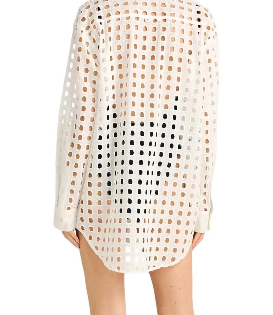Surf Gypsy Box Eyelet Cover Up In White 3