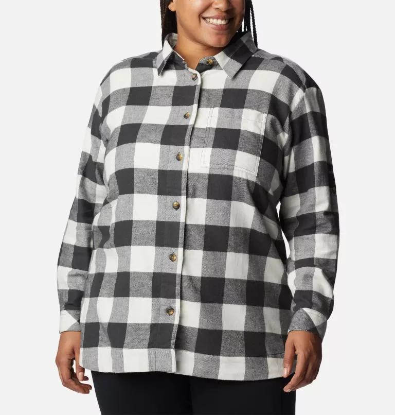 Columbia Columbia Women's Holly Hideaway  Flannel Shirt - Plus Size- 1