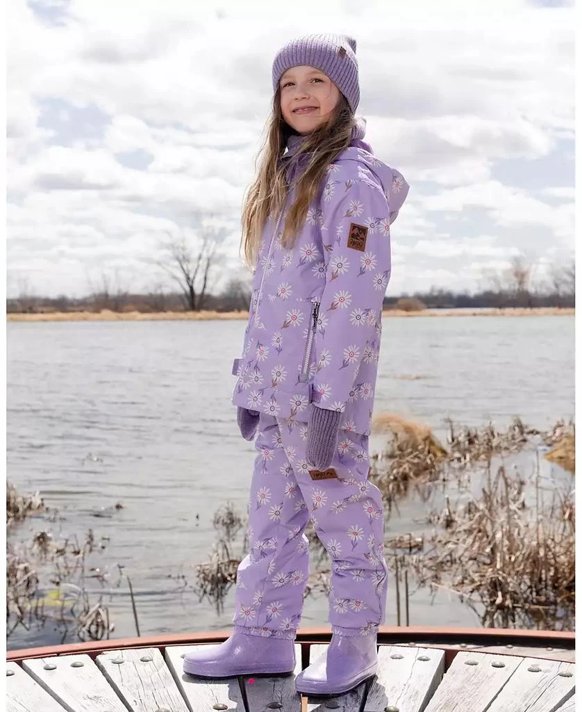 Deux par Deux Big Girls 3-in-1 Two-Piece Mid-Season Outerwear Set Print 3
