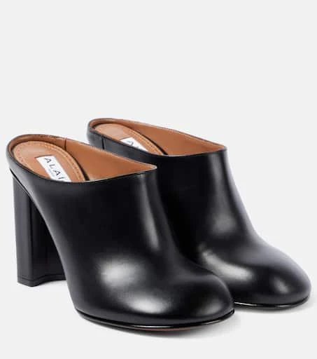 Alaïa Babylone leather mules 1