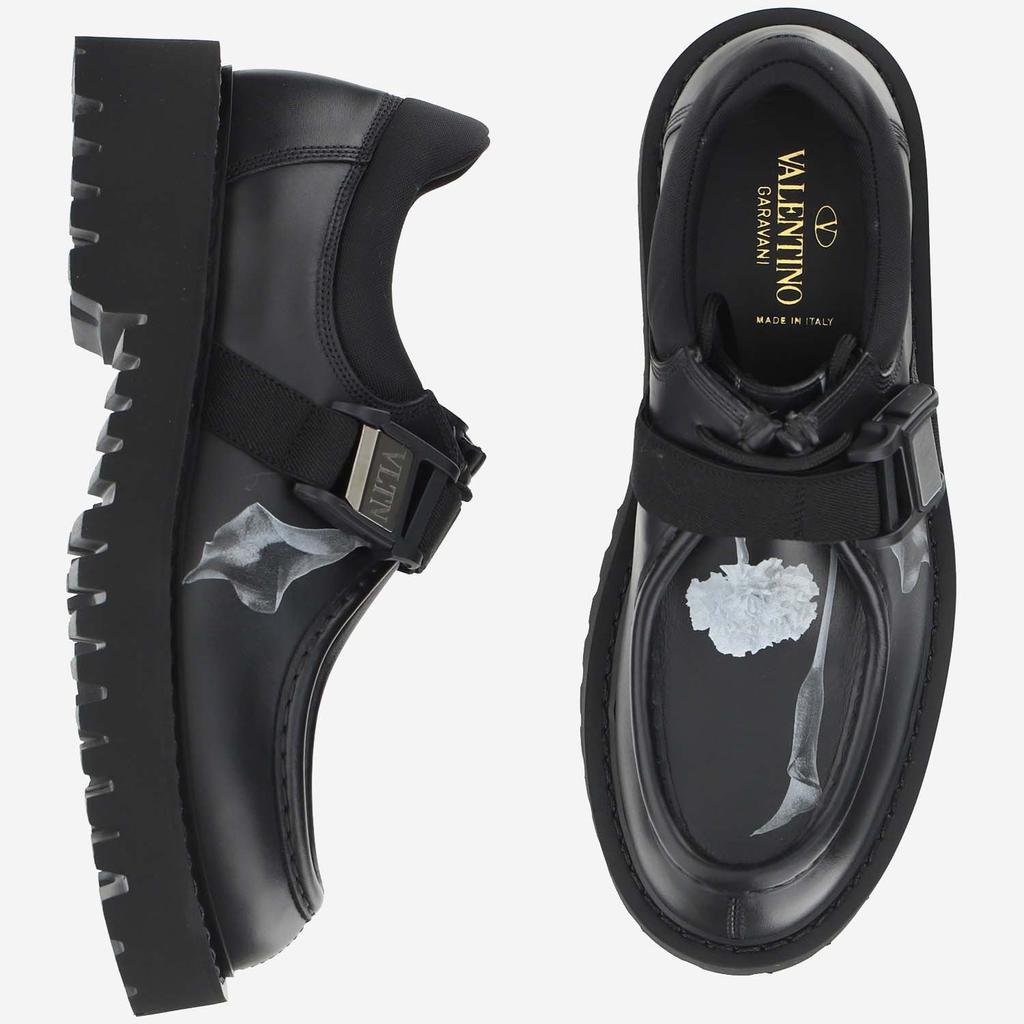 Valentino Valentino Flowersity VLTN Buckle Derby Shoes - Dress
