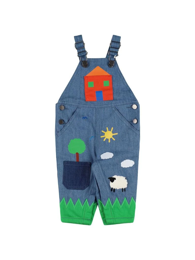 Stella McCartney Cotton Chambray Overalls 1