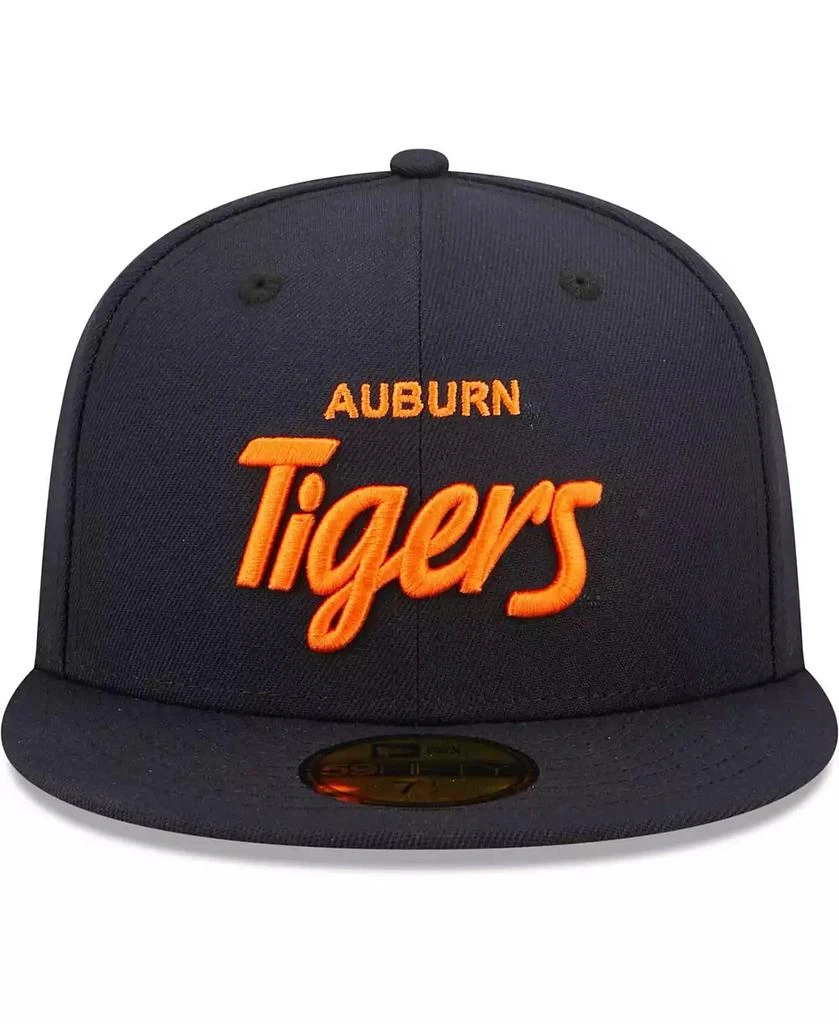 New Era Men's Navy Auburn Tigers Griswold 59FIFTY Fitted Hat 2