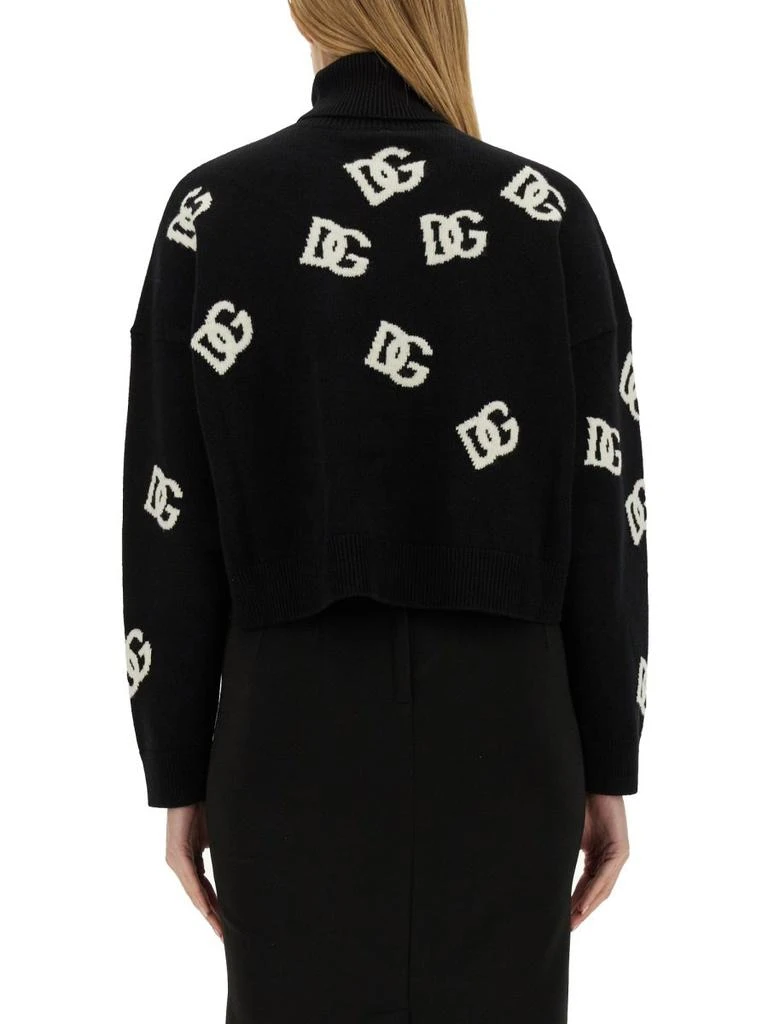 Dolce 
Gabbana Dolce 
Gabbana All-Over Logo Intarsia Jumper 2