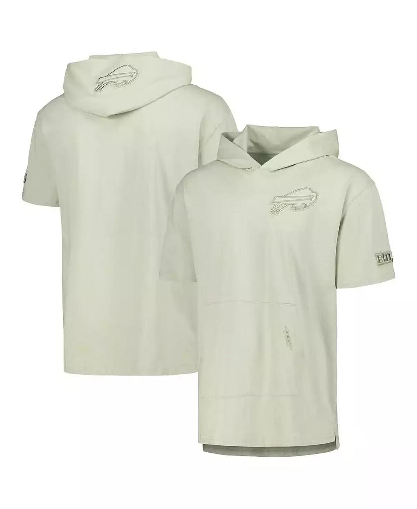 Pro Standard Men's Light Green Buffalo Bills Neutrals Short Sleeve Pullover Hoodie 1