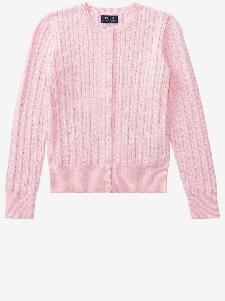 Ralph Lauren Polo Ralph Lauren Kids Cable Knit Logo Cardigan