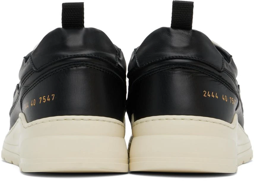 Common Projects Black Track 90 Sneakers 2
