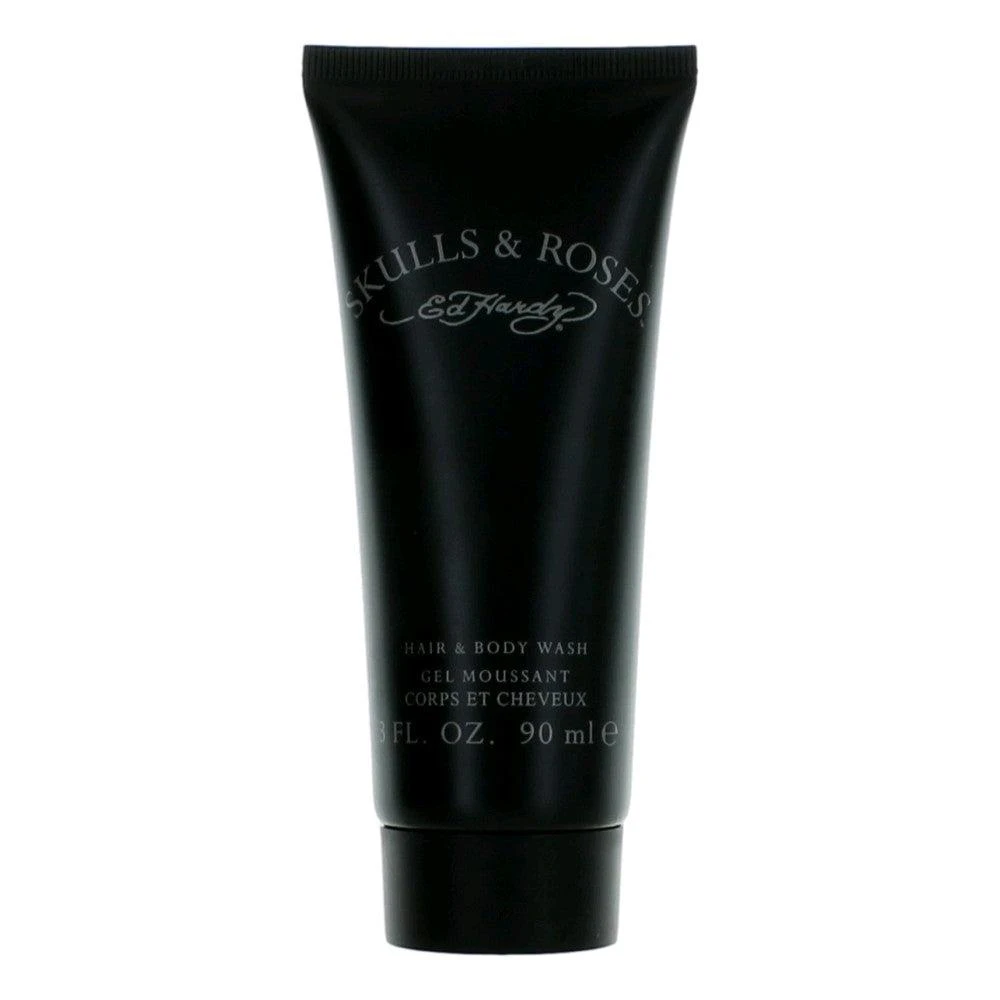 Ed Hardy Skulls & Roses by , 3 oz Hair & Body Wash for Men 1