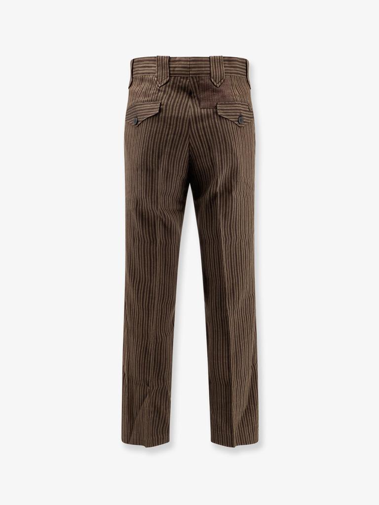 Enfants Riches Deprimes Linen blend striped trousers