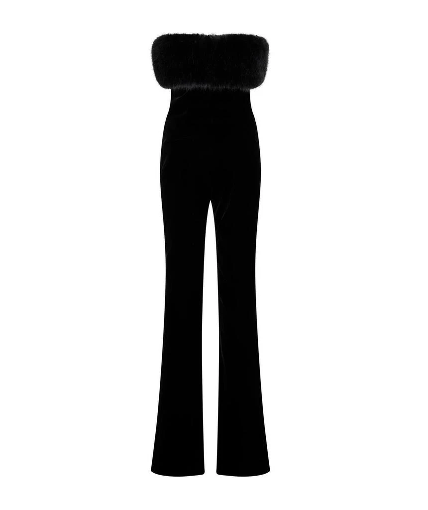 Yves Saint Laurent Saint Laurent Strapless Velvet Jumpsuit 2