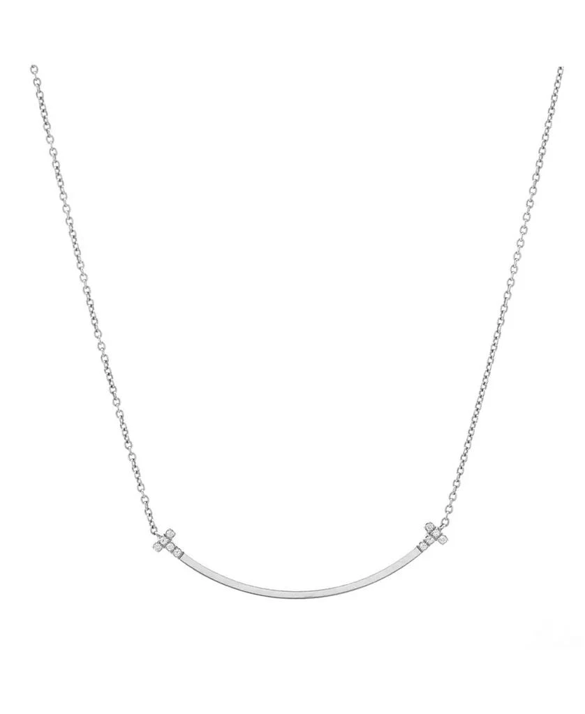 Pre-Owned Tiffany
Co T Smile Pendant Necklace