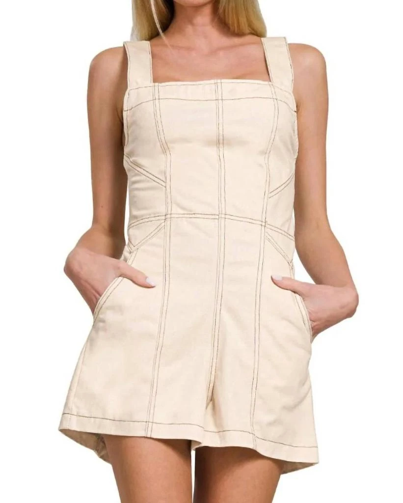ZENANA Zenana - Tie Back Romper