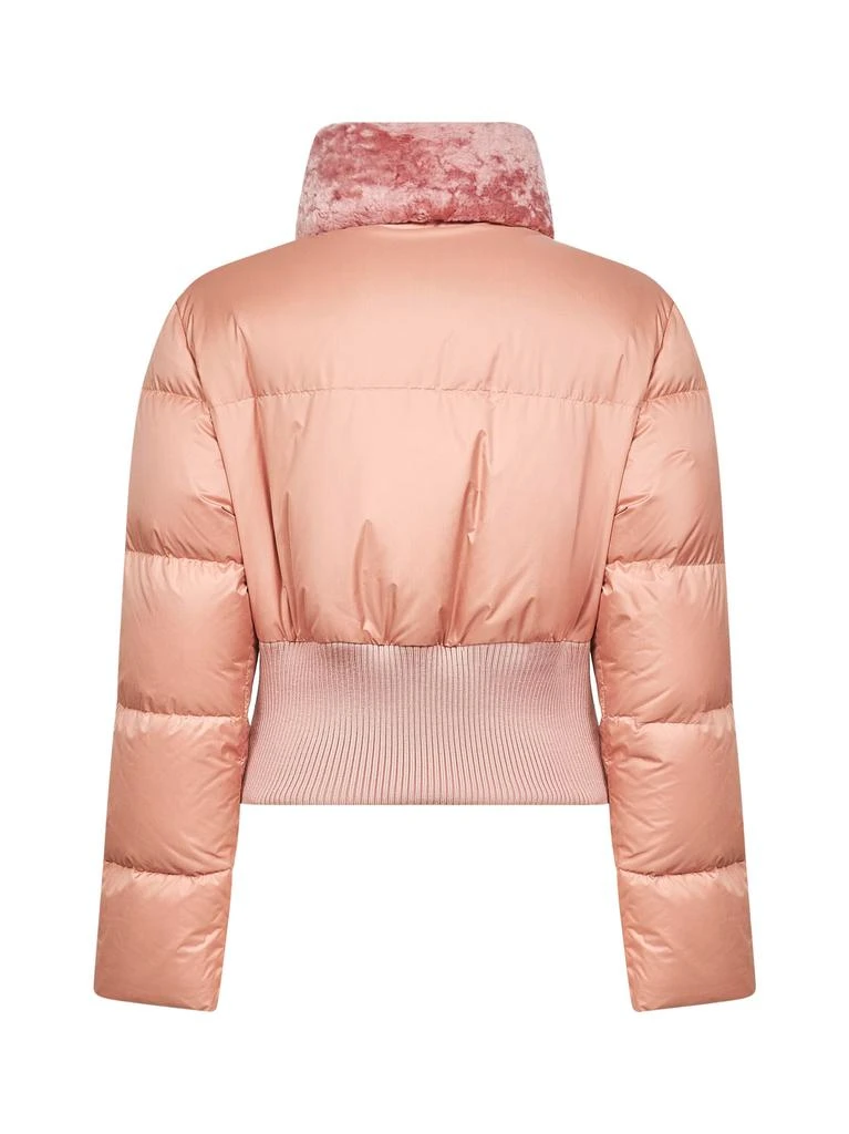 Fendi FENDI | Pink technical fabric and shearling down jacket | Women | S 2