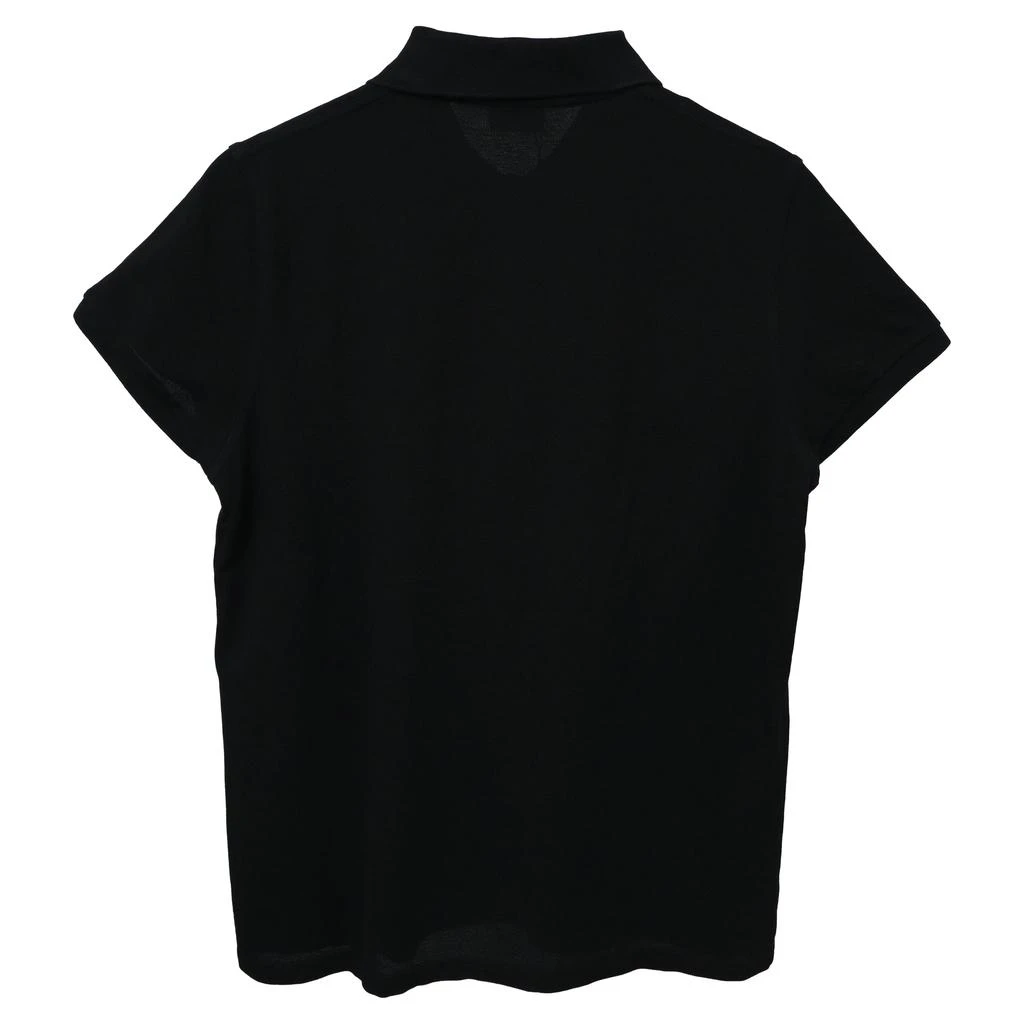 Yves Saint Laurent Playing Card Polo Shirt in Black Cotton 2